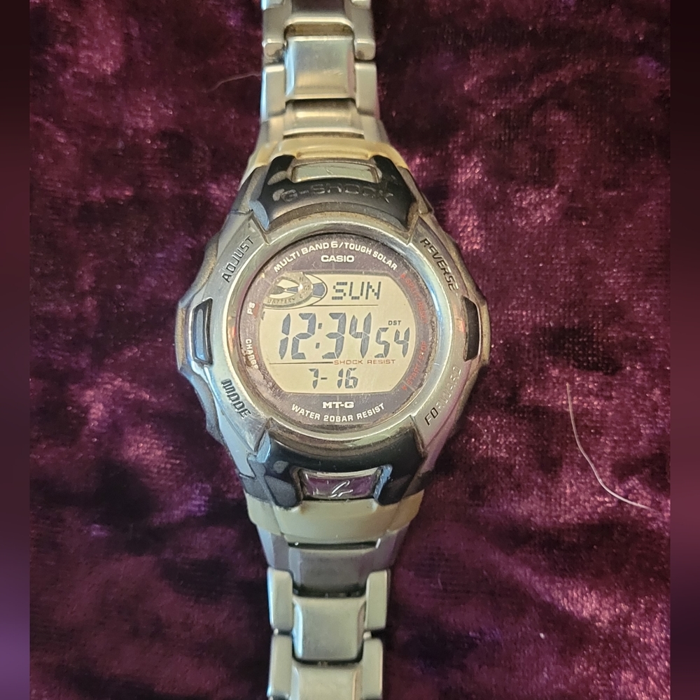 Casio GShock watch stainless steel